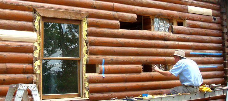 Log Home Repair Hillsville, Virginia