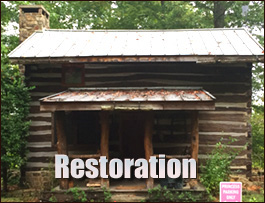 Historic Log Cabin Restoration  Carroll County, Virginia